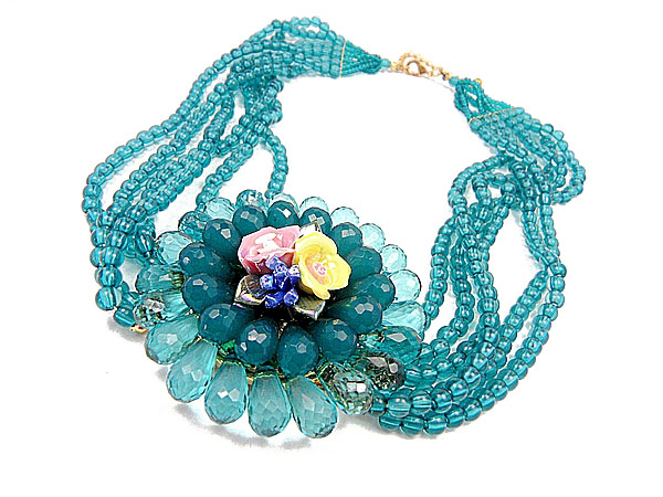 fashion beautiful beads necklace