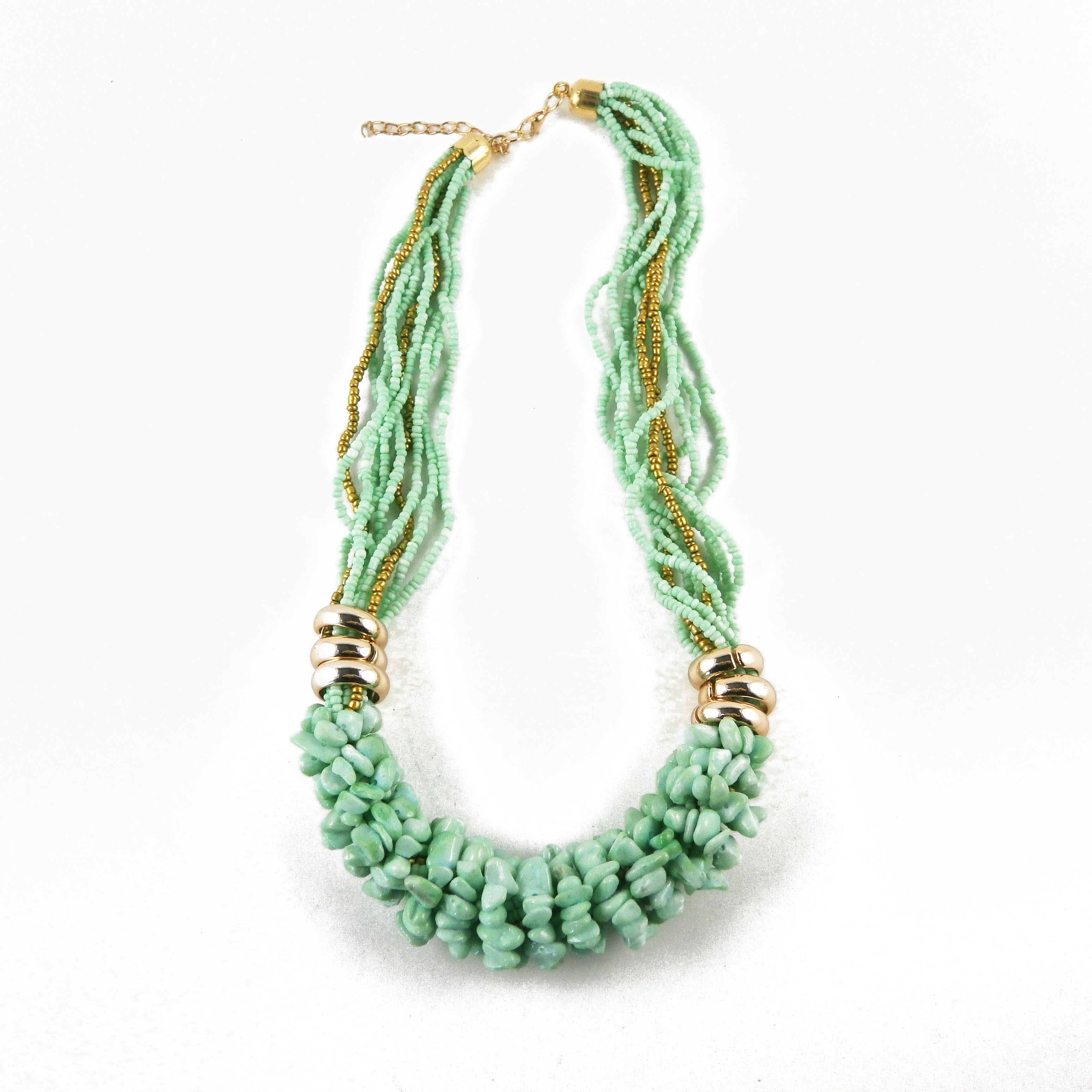 Fashion seed bead necklace