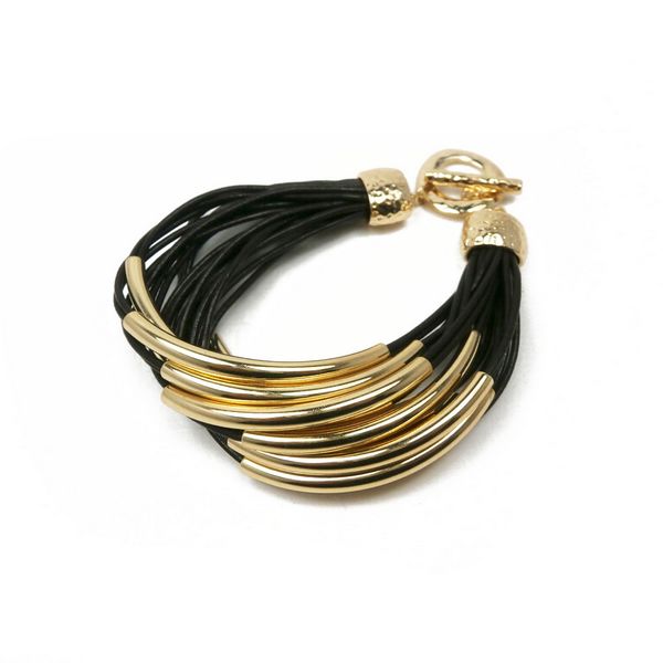 Fashion leather bracelet jewelry for girls and women